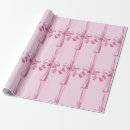 Search for pink ribbons wrapping paper Feminine