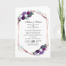 Search for lilac and gold wedding invitations Botanical