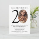 Search for elegant 20th birthday invitations Party