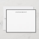 Search for name note cards Black
