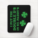 Search for funny st patrick day mousepads Clover