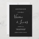Search for black and white wedding save the dates Elegant