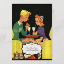 Search for 50s dinner party invitations Vintage