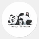 Search for lazy animals stickers Panda
