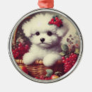 Search for bichon christmas tree decorations Cute