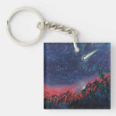 Search for shooting star key rings Night sky