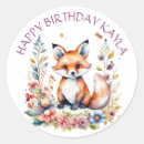 Search for fox baby stickers Forest animal