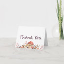 Search for mushrooms thank you cards Fall