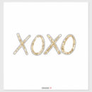 Search for xoxo hugs and kisses stickers Gold
