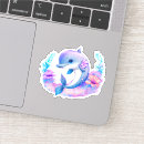 Search for small mammals stickers Under the sea