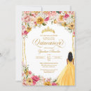 Search for white yellow gold birthday invitations Floral