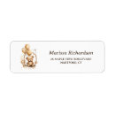Search for cute teddy bear return address labels Balloon