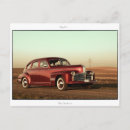 Search for classic car postcards Red