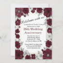 Search for silver anniversary invitations Floral