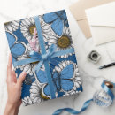 Search for blue butterfly wrapping paper Botanical