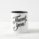 Search for thank you friend mugs Black