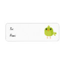 Search for cartoon animal return address labels Nature