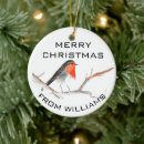 Search for robin christmas tree decorations Cute