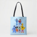 Search for sesame street characters tote bags Cookie monster