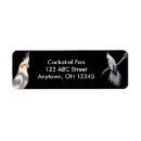 Search for cockatoo return address labels Cockatiel