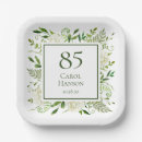 Search for 85th birthday plates Floral