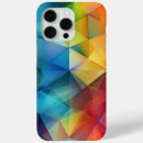 Search for triangle pixelation iphone cases Red