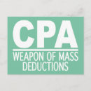 Search for accountant horizontal postcards Cpa