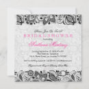 Search for black white lace bridal shower invitations Vintage