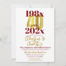 Search for 40th wedding anniversary invitations Typography