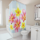 Search for tropical shower curtains Flowers