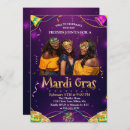 Search for purple masquerade invitations Fleur de lis