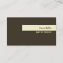 Search for plain cream business cards Simple