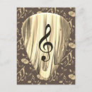 Search for clef notes postcards Music lover