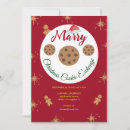 Search for gingerbread christmas invitations Red