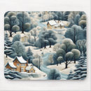 Search for tree in winter mousepads White