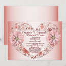 Search for peach heart invitations Trendy
