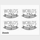Search for worlds best father stickers Dad