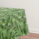 Search for peacock feather tablecloths Feathers