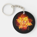 Search for flames round key rings Black