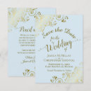 Search for blue gold save the dates Ztraditional