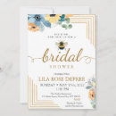 Search for blue red bridal shower invitations Unique