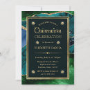 Search for teal quinceanera invitations Diamonds