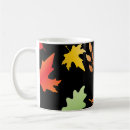 Search for autumn leaves pattern mugs Abstract