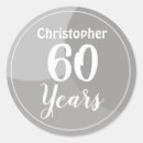 Search for happy 60th stickers Sixty