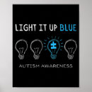 Search for light up posters Autism