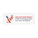 Search for stars and stripes return address labels Patriotism