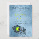 Search for peacock feather wedding invitations Classic