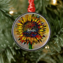 Search for sunflower christmas tree decorations Flowers