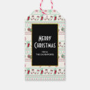 Search for ugly christmas sweater gift tags Snowflakes
