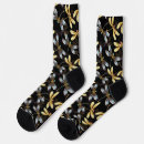 Search for gold glitter socks Black